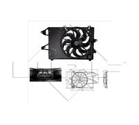 Ventola Raffreddamento Del Motore Radiatore per Ford Mondeo II Turnier 1.8i