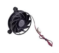 Ventola Raffreddamento Elettrodomestici 12V Basso Rumore(B) | Design silenzioso, circolazione ottimale, riduzione rumore, per frigoriferi domestici, per facile montaggio