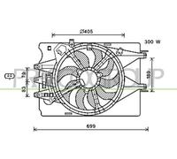 Ventola Per Fiat 500 L Dal 2012 Al 2017 Ft040f002 51887948