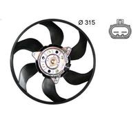 Ventola, raffreddamento motore MAHLE CFF 382 000S per 9-3X (YS3) 2 2009-2015