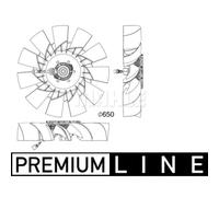 Ventola, raffreddamento motore MAHLE CFF 507 000P