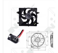 Ventola, raffreddamento motore NRF 47019