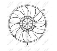 NRF 47422 Ventola radiatore