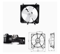 Ventola, raffreddamento motore NRF 47693