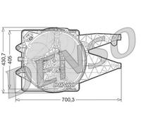 Ventola Raffreddamento motore PER Alfa Romeo Mito 1.6 JTDM 88 KW 120 CV
