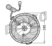Ventola Raffreddamento motore PER Audi A4 2.6 quattro 110 KW 150 CV