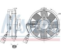 Ventola, Raffreddamento motore per AUDI SKODA VW A4 A6 A8 ALLROAD PASSAT SUPERB