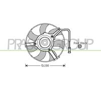 Ventola, Raffreddamento motore per AUDI VW A4 A6 A8 CABRIOLET PASSAT SHARAN