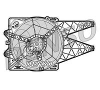 Ventola Raffreddamento motore PER Fiat Bravo II 1.4 T-Jet 88 KW 120 CV