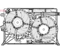 Ventola, Raffreddamento motore per FIAT JEEP 500X RENEGADE