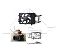 Ventola, Raffreddamento motore per FIAT LANCIA IDEA MUSA PUNTO YPSILON