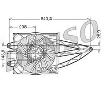 Ventola Raffreddamento motore PER Fiat Panda 1.3 D Multijet 51 KW 70 CV