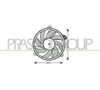 PRASCO PG009F001 Ventola radiatore