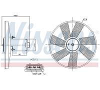 Ventola, Raffreddamento motore per SEAT VW CADDY CORDOBA CORRADO GOLF IBIZA INCA