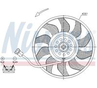 Ventola, Raffreddamento motore per VW CALIFORNIA TRANSPORTER
