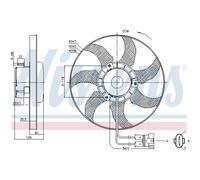 Ventola Raffreddamento Motore per VW Transporter IV Bus 70XB 70XC 7DB 7DW