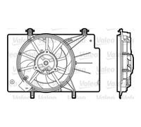 Ventola Raffreddamento Motore Valeo 696344 per Ford