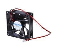 Ventola raffreddamento silenziosa con cuscinetto a manicotto da 80 mm 12V 2 pin 8025 senza spazzole silenziosa per stampante 3D Computer per case Computer dissipatore calore perno