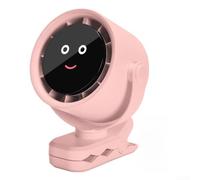 Ventola ricaricabile a 5 velocità con clip con rotazione di 720 gradi per l'uso come ventilatore a clip o appeso in ufficio, camera da letto e ambienti passeggini (rosa)