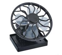 Ventola ricaricabile a clip con ricarica solare per un comodo raffreddamento all'aperto (fondo quadrato)