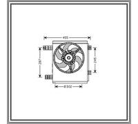PRASCO ME302F001 Ventola radiatore