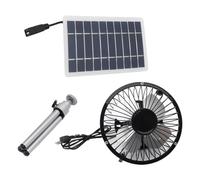 Ventola solare per esterni - di flusso d'aria multiuso, attrezzatura di raffreddamento portatile | Pannello solare USB operato Breeze generatore, opzione aria fresca, pratico accessorio di
