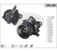 Ventola stufa FIAT PUNTO 199_ 1.3 D Multijet 62kw 12-