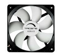 Ventola Tacens Aura II da 80 mm - Alloggiamento nero, pale bianche - Velocità max. 1500 giri/min NEW