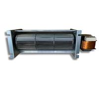 Ventola tangenziale lunghezza totale: 387 mm, dimensioni bocchetta: 280x44 mm per stufe a pellet