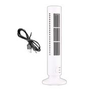Ventola torre USB - Raffreddamento da scrivania senza lame, barra d'aria oscillante portatile a 90 gradi con un forte flusso d'aria, funzionamento silenzioso per ufficio, casa, posto di lavoro
