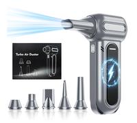 Ventola turbo-Ventola a getto ad alta potenza-Motore senza spazzole-Aspirapolvere a velocità regolabile-Strumento di pulizia-Spiumino d'aria-Sotore d'aria portatile, Adatto per computer, Tastiere,