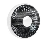 Ventola USB per auto, ventilatori per auto, radiatore portatile per presa d'aria auto - accessori interni auto, dispositivo di ventilazione regolabile a 3 velocità con per veicoli camper