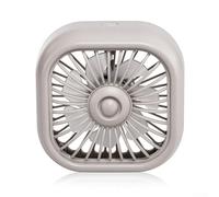 Ventola USB silenziosa con clip di ventilazione per auto, con 3 livelli di velocità per il raffreddamento, clip in gomma morbida per un fissaggio sicuro e controllo dell'illuminazione ambientale a LED