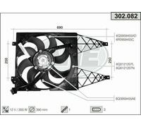 Ventola VW POLO 6R1,6C1 1.4 TDI 77kw 14-