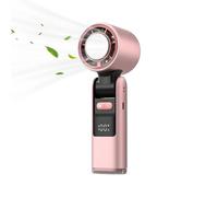 Ventole A Mano - Ventilatore Portatile A 100 Velocità Per Viaggiare | Ventilatore Personale Di Raffreddamento Potente | Raffreddatore D'aria Pieghevole Con Display a LED, Gadget Freschi Ricaricabili