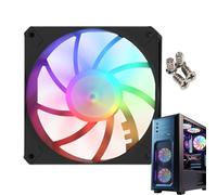 Ventole di case PC, ventola di raffreddamento case | RGB Silent Slim CPU radiatori per il gioco di lavoro a casa.