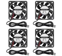 Ventole di raffreddamento 6010 60 x 60 x 10 mm DC 5 V 60 mm x 10 mm, ventola di raffreddamento brushless con cuscinetti a sfera da 60 mm per raffreddamento case PC fai da te