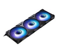 Ventole di raffreddamento ad alte prestazioni Phanteks M25-120 Gen2 Reversed Blade, 3er Pack, 120mm ARGB, telaio ventola unificato a Daisy-Chain, hub Infinity Mirror, connessione a cavo singolo, Nero