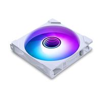 Ventole di raffreddamento ad alte prestazioni Phanteks M25-140 Gen2 Reversed Blade, 140mm ARGB, telaio ventola unificato a Daisy-Chain, hub Infinity Mirror, connessione a cavo singolo, Bianco