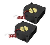 Ventole di raffreddamento da 24 V, 2 pezzi, 5020, con doppio cuscinetto a sfera, ventola del dissipatore di calore per stampante 3D SV08, 10000 giri/min, ad alta velocità