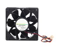 Ventole di raffreddamento PWM ultra silenziose per case PC, DC12V, con migliore dissipazione del calore, motore brushless e doppi cuscinetti a sfera,