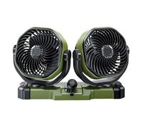 Ventole per auto che soffiano aria fredda, autoadesive, doppia testa | Ventilatore ad aria fredda per SUV, camper, camion, trattori, viaggi, affari, pick-up, pendolarismo quotidiano