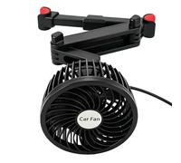 Ventole per auto per sedile posteriore, angolo regolabile, basso livello di rumore, 2 velocità del , ventilatore di raffreddamento per sedile auto, ventilazione 'aria elettrica