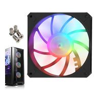 Ventole per case per computer - Fan di raffreddamento a computer | RGB Filoti per radiatore CPU Slim Slim per la costruzione di PC da gioco da casa, strumento di ottimizzazione del flusso