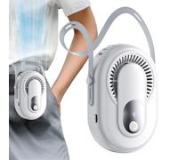 Ventole per collo portatile - Ventile a clip in vita a 5 velocità - Vel a LED, strumento di raffreddamento ricaricabile elettrico per viaggi in spiaggia all'aperto per ventola indossabile USB portatil