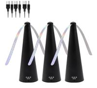Ventole per tavoli, spinner per tavolo, ventilatore portatile per mosche per tavoli alimentari, spina USB e alimentazione a batterie, gadget portatili per interni esterni, picnic, barbecue, feste