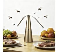 Ventole per tavoli, spinner per tavolo, ventilatore portatile per mosche per tavoli alimentari, spina USB e alimentazione a batterie, gadget portatili per interni esterni, picnic, barbecue, feste