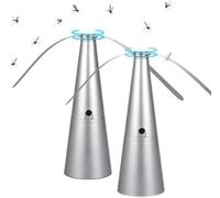 Ventole per tavoli, spinner per tavolo, ventilatore portatile per mosche per tavoli alimentari, spina USB e alimentazione a batterie, gadget portatili per interni esterni, picnic, barbecue, feste