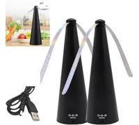 Ventole per tavoli, spinner per tavolo, ventilatore portatile per mosche per tavoli alimentari, spina USB e alimentazione a batterie, gadget portatili per interni esterni, picnic, barbecue, feste