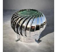 Ventole rotanti per tetto, in acciaio inox 304, per ventilatori eolici per una ventilazione efficiente del tetto, scarico della canna fumaria e design resistente alle intemperie